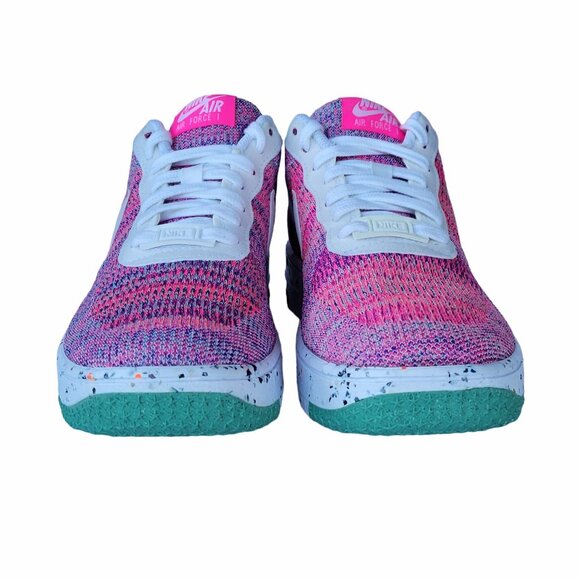 ⭐Nike AF 1 Crater Flyknit  Mens Shoes Fuchsia Glow 2020 Sz 6 Rare DC7273-500 New - Picture 3 of 11